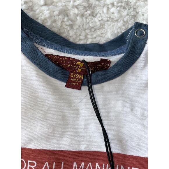 Seven For All Mankind Sz. 6/9 Mo. One Piece Romper. New W/ Tags. - Picture 4 of 8